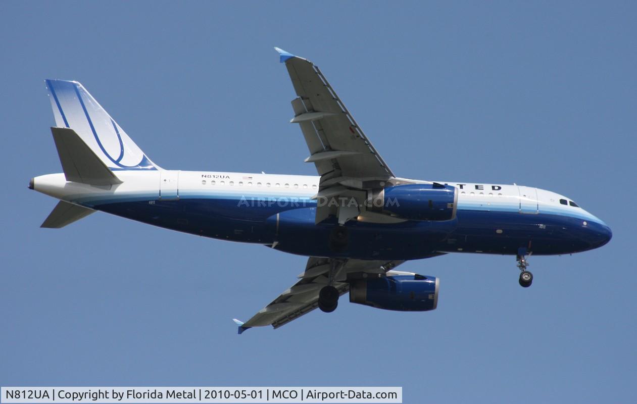 N812UA, 1998 Airbus A319-131 C/N 850, United A319