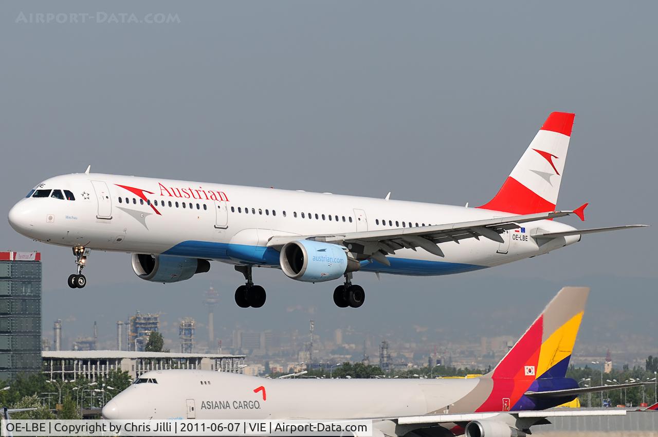 OE-LBE, 1998 Airbus A321-211 C/N 935, Austrian Airlines