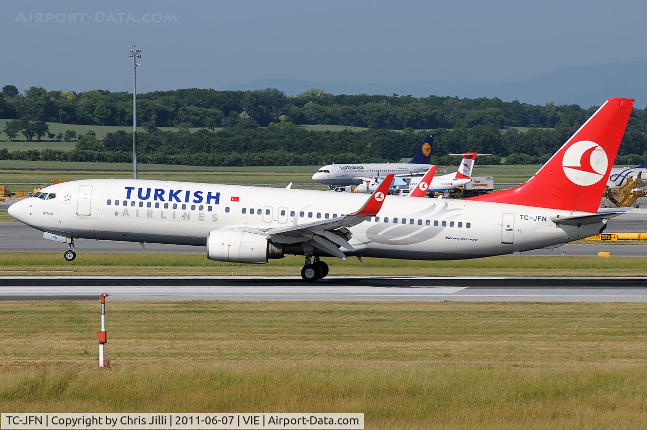 TC-JFN, 1999 Boeing 737-8F2 C/N 29776, Turkish Airlines
