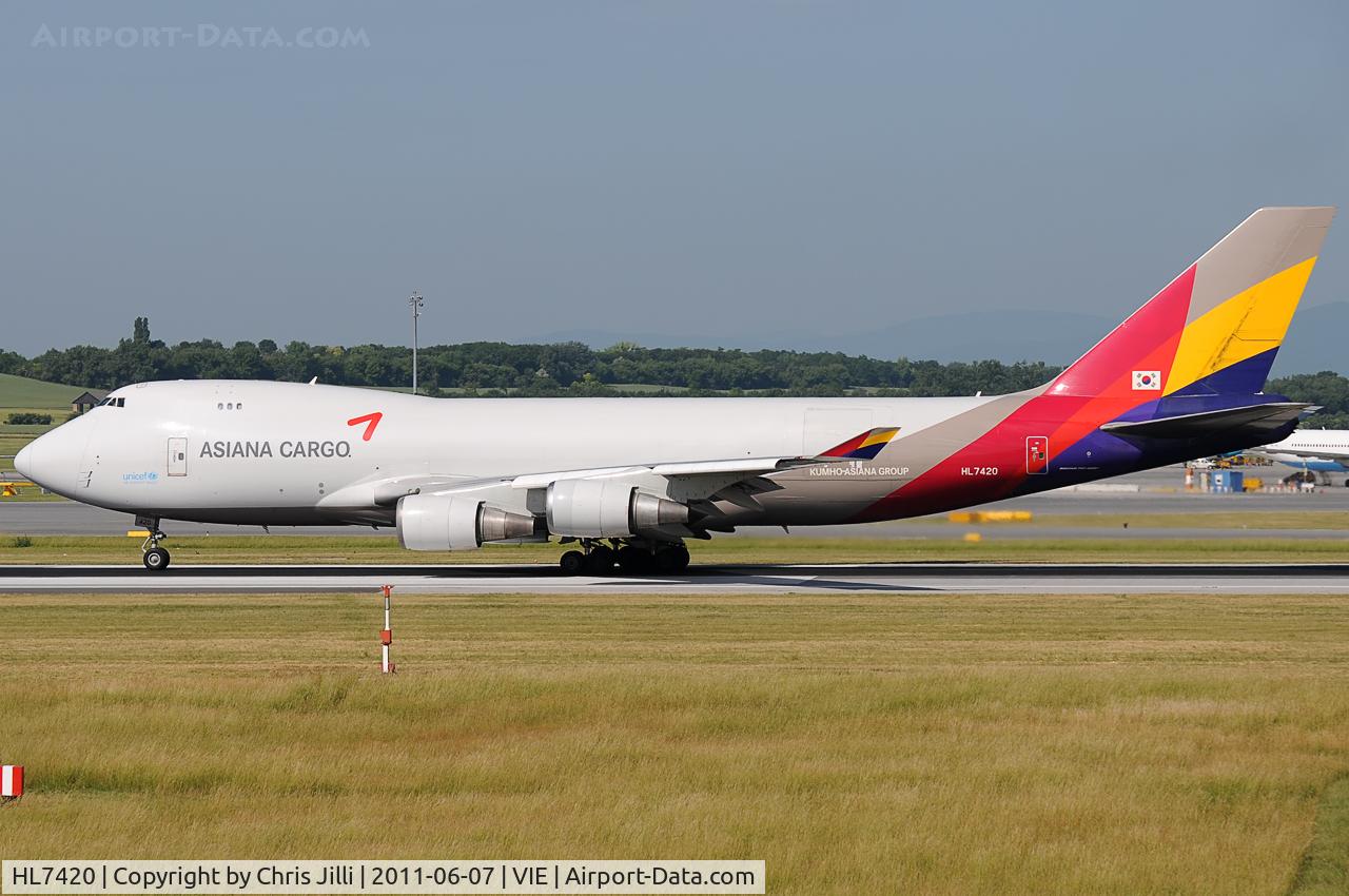 HL7420, 1995 Boeing 747-48EF (SCD) C/N 25783, Asiana Cargo