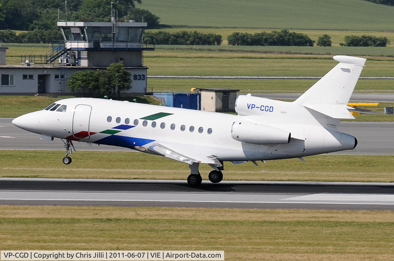 VP-CGD, 2000 Dassault Falcon 900EX C/N 65, Private
