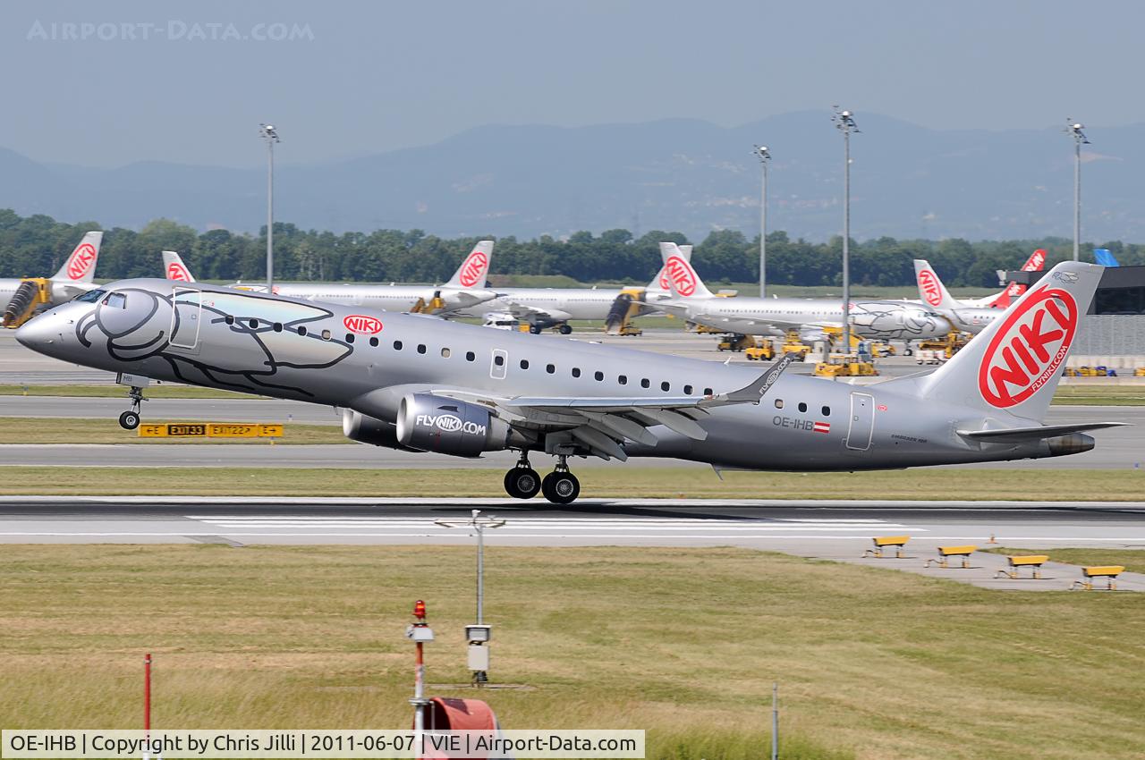 OE-IHB, 2009 Embraer 190LR (ERJ-190-100LR) C/N 19000294, NIKI