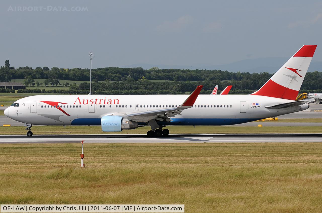 OE-LAW, 1992 Boeing 767-3Z9/ER C/N 26417, Austrian Airlines