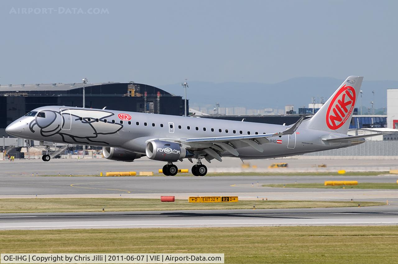 OE-IHG, 2011 Embraer 190LR (ERJ-190-100LR) C/N 19000435, NIKI