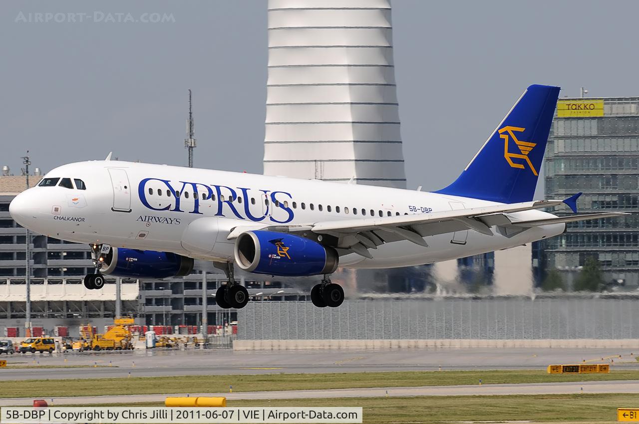 5B-DBP, 2002 Airbus A319-132 C/N 1768, Cyprus