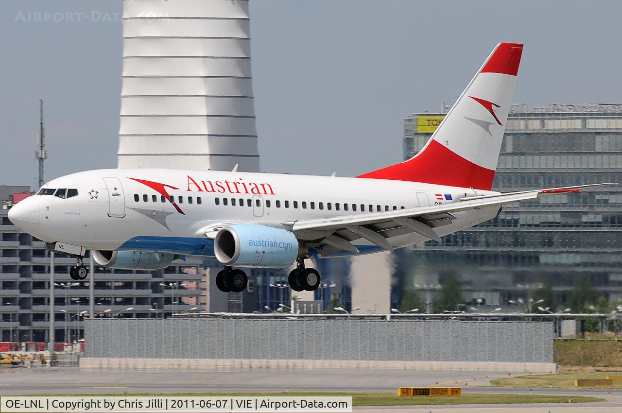 OE-LNL, 2000 Boeing 737-6Z9 C/N 30137, Austrian Airlines - arriving from Karpathos OS9118