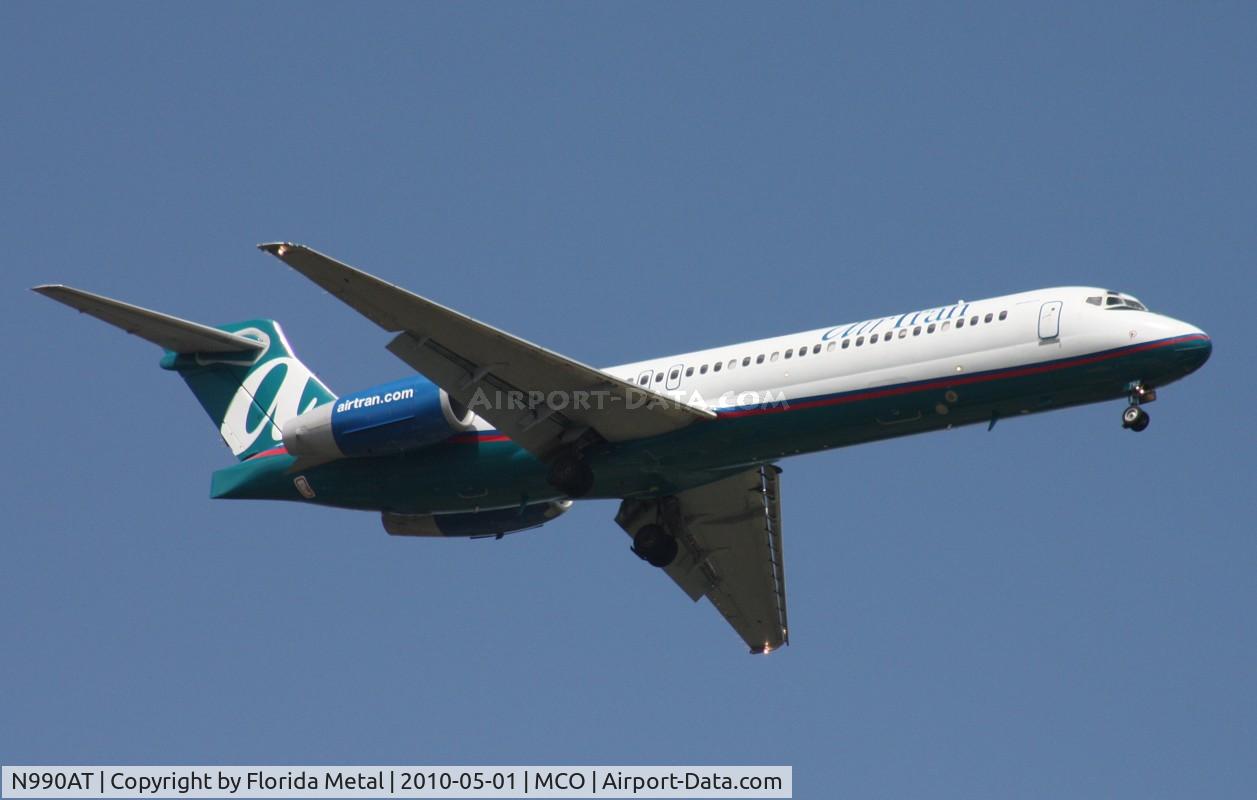 N990AT, 2001 Boeing 717-200 C/N 55134, Air Tran 717