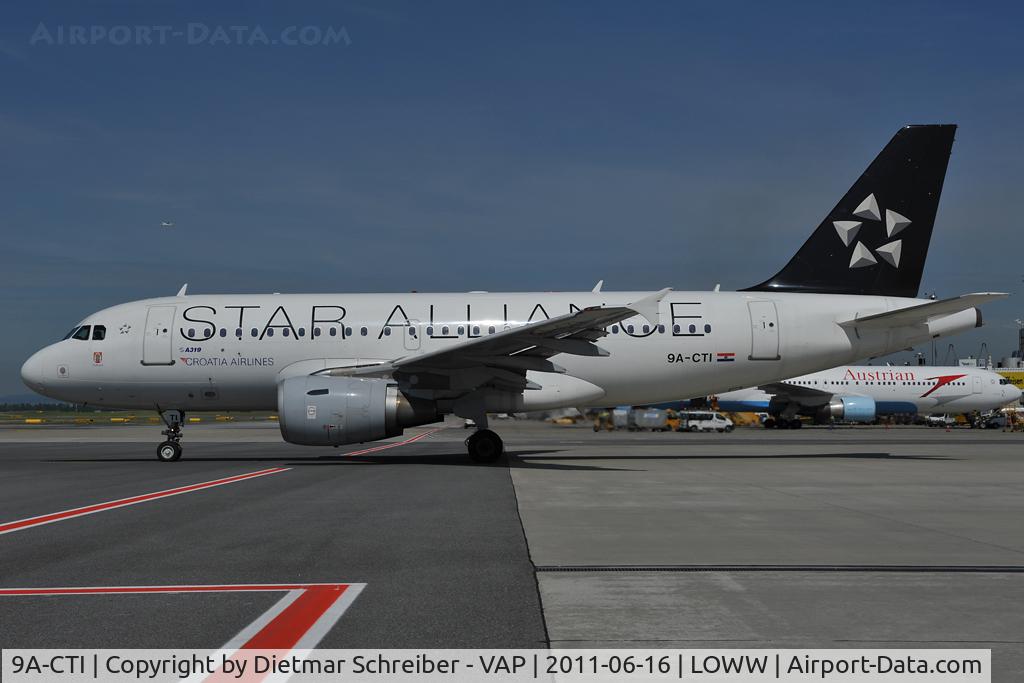 9A-CTI, 1999 Airbus A319-112 C/N 1029, Croatia Airlines Airbus 319
