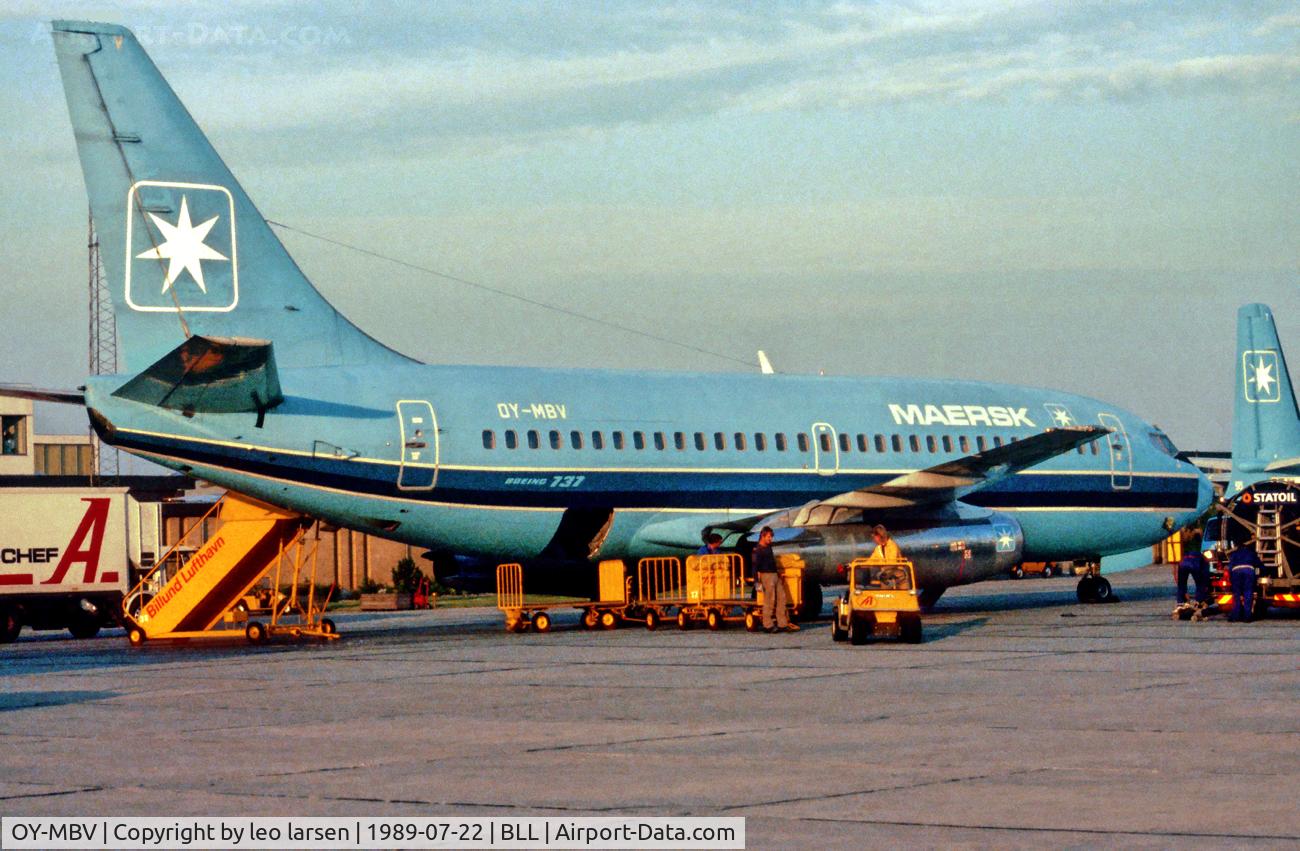 OY-MBV, 1981 Boeing 737-2L9 C/N 22735, Billund Denmark