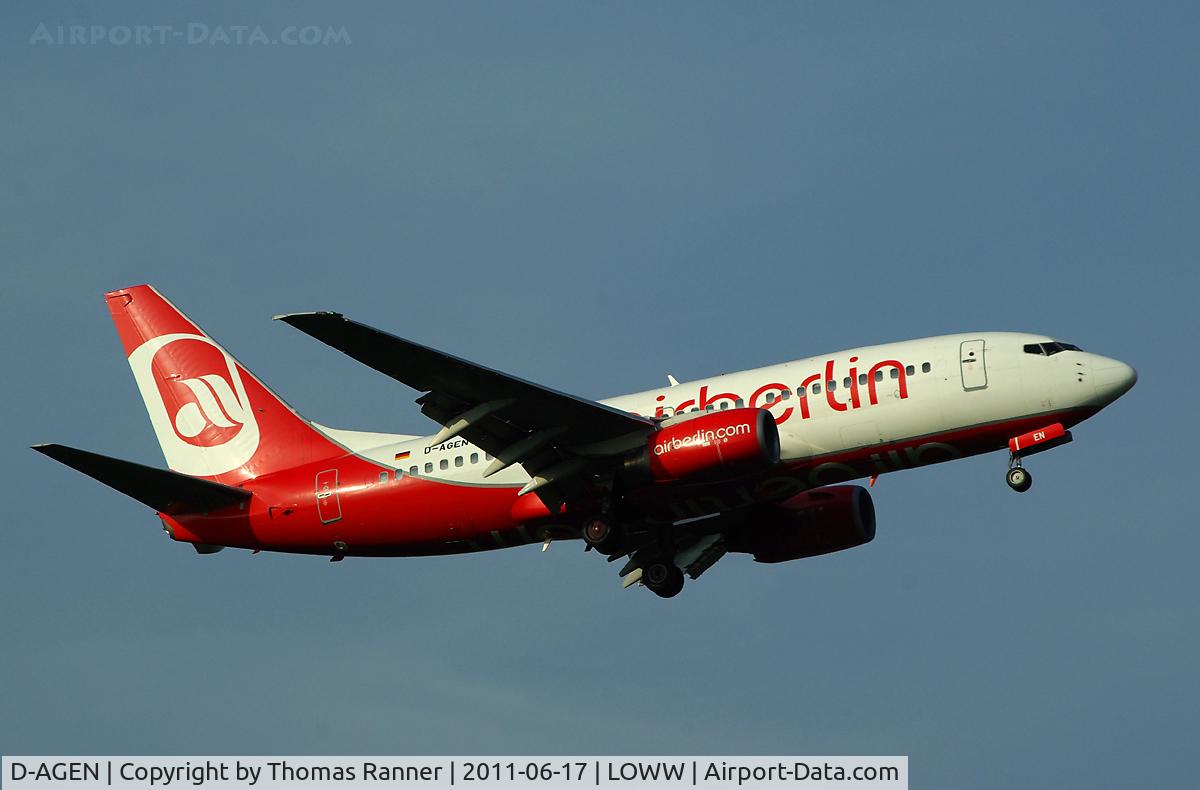 D-AGEN, 1998 Boeing 737-75B C/N 28100, Air Berlin Boeing 737