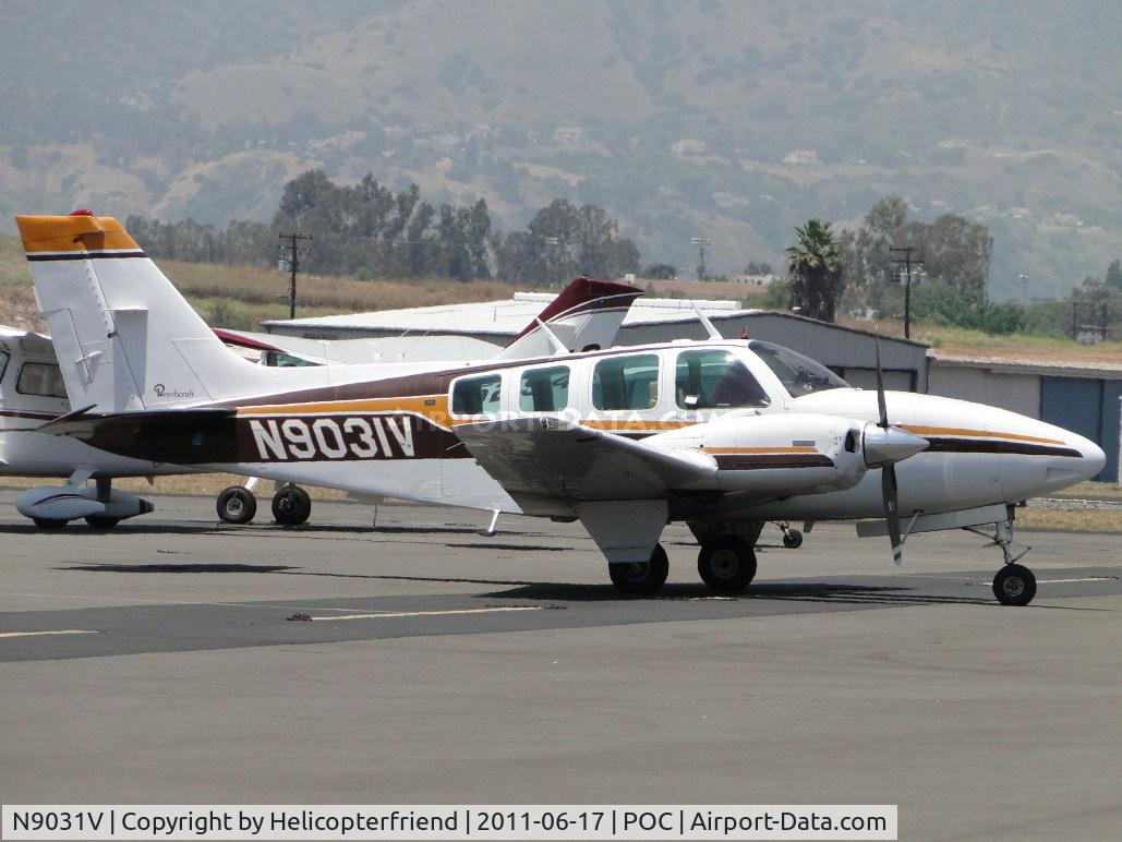 N9031V, 1972 Beech 58 Baron C/N TH-265, Parked in transient parking