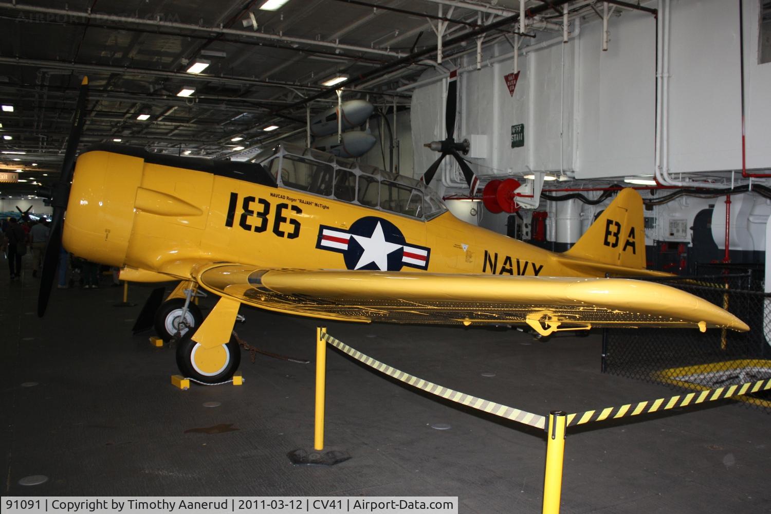 91091, North American SNJ-5 Texan Texan C/N 121-42107, North American SNJ-5 Texan, c/n: 121-42107