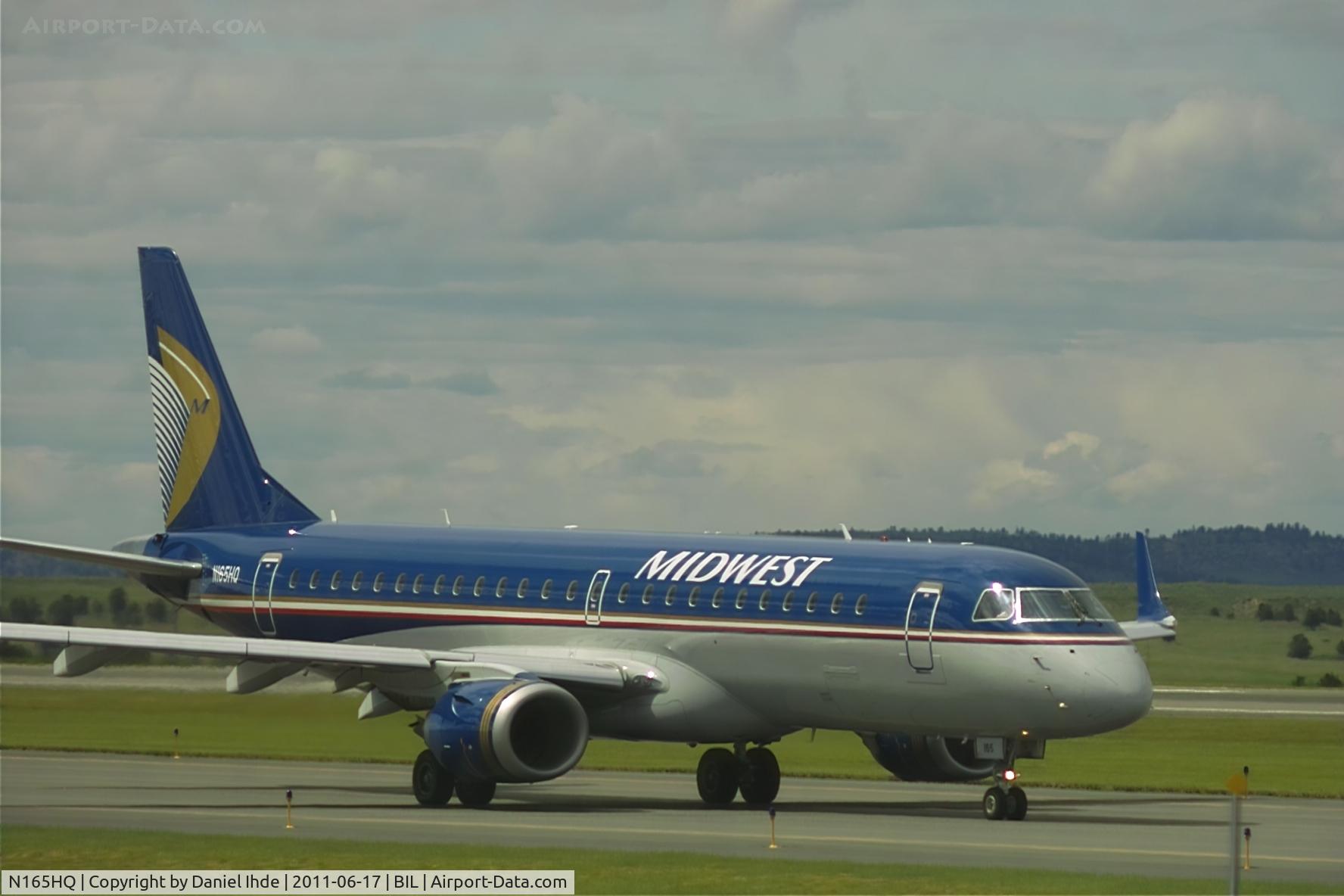 N165HQ, 2009 Embraer 190LR (ERJ-190-100LR) C/N 19000291, Frontier Embraer ERJ-190