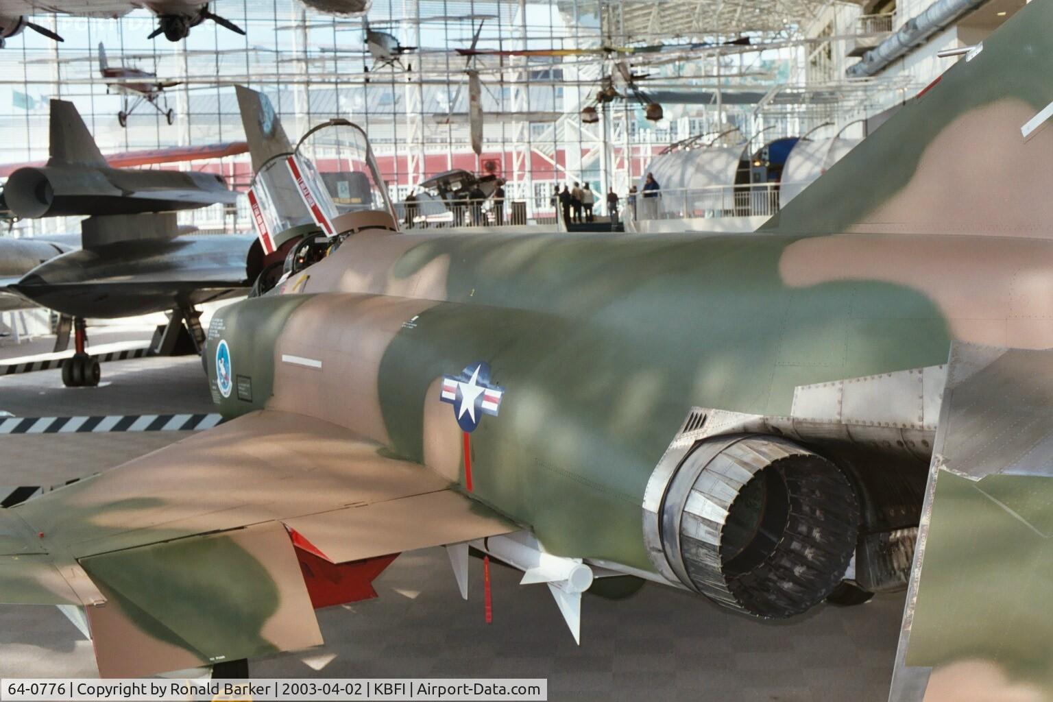 64-0776, 1964 McDonnell F-4C-23-MC Phantom II C/N 1079, Museum of Flight