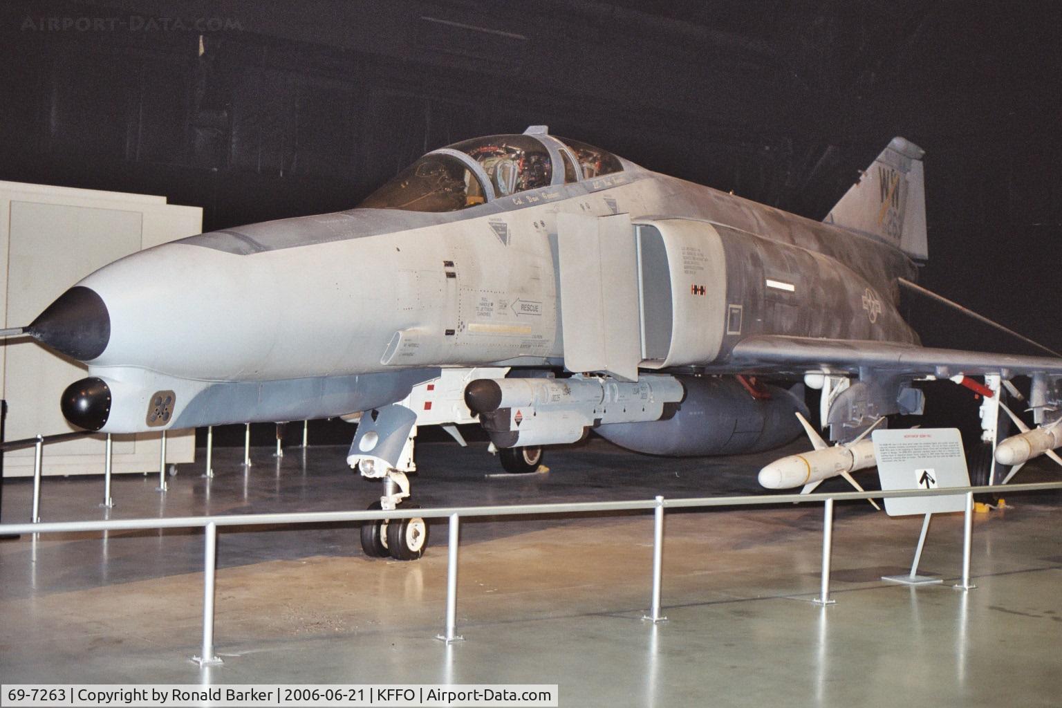 69-7263, 1969 McDonnell Douglas F-4G Phantom II C/N 3947, National Museum of the Air Force