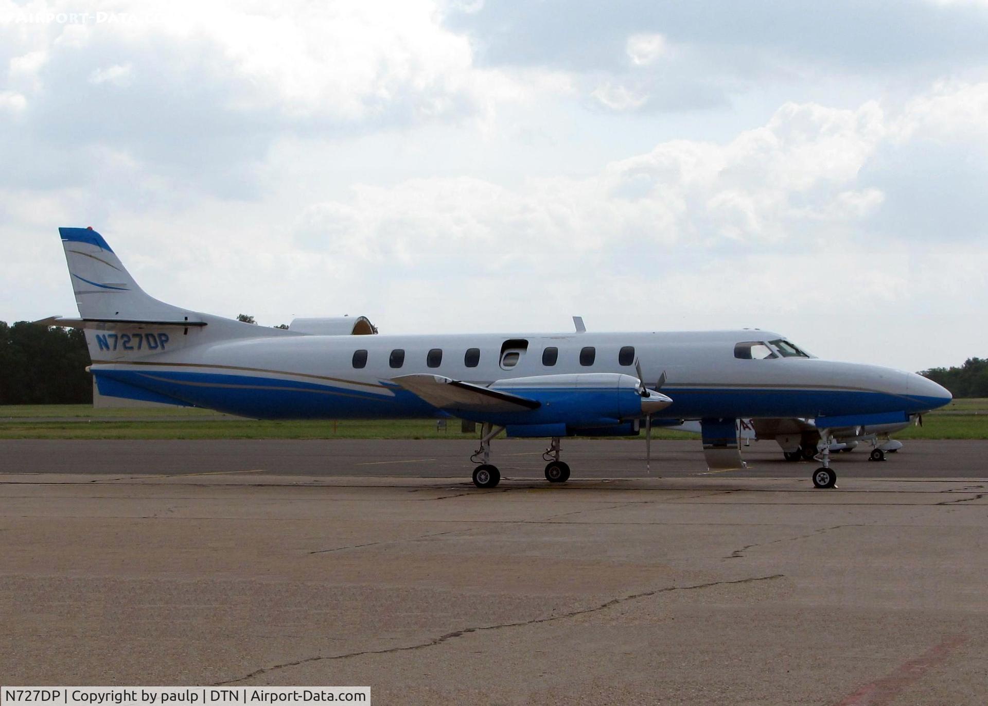 N727DP, 1975 Swearingen SA-226AT Merlin IVA C/N AT-039, At Downtown Shreveport.
