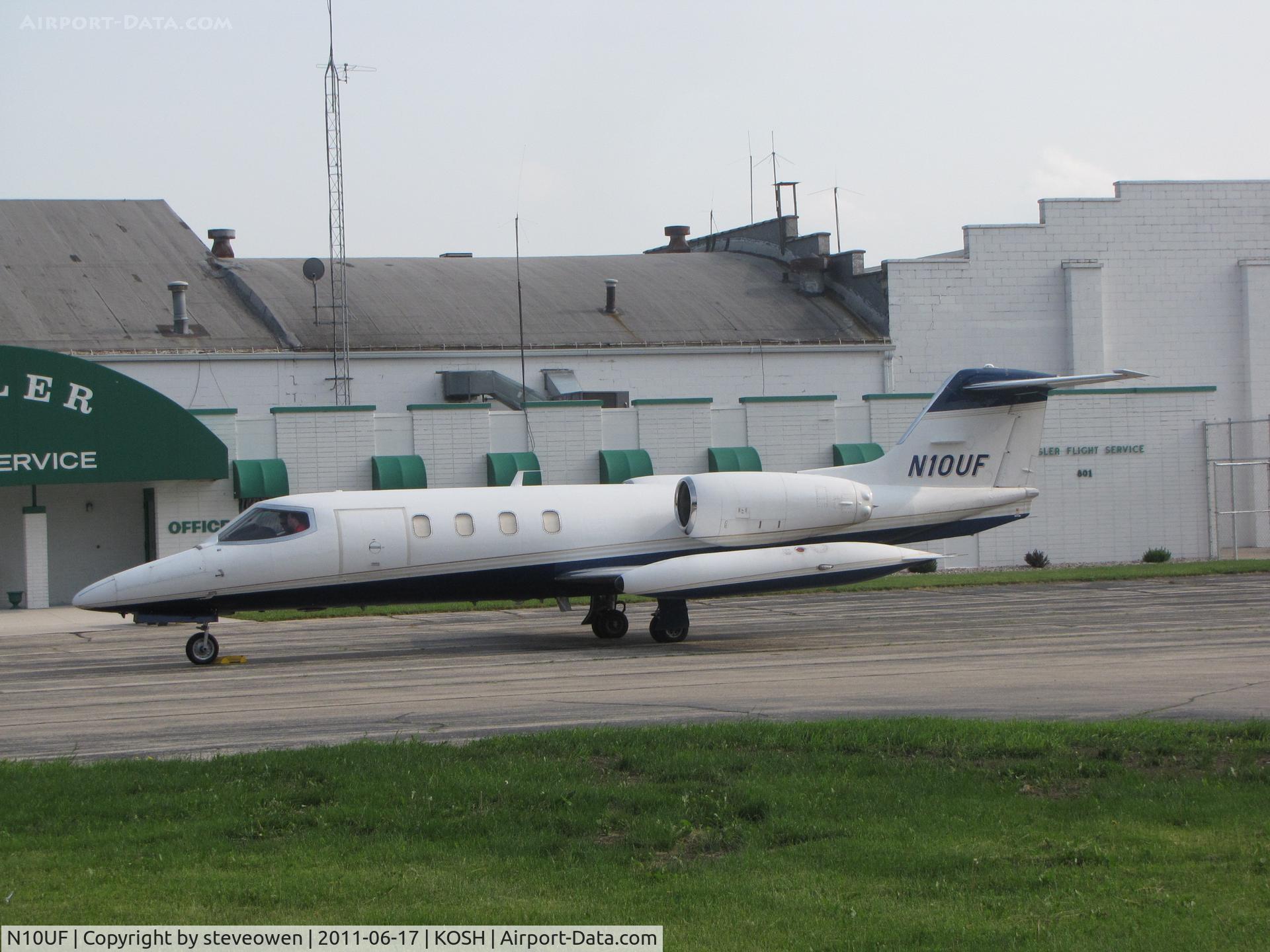 N10UF, 1978 Gates Learjet 35A C/N 166, At Basler FBO