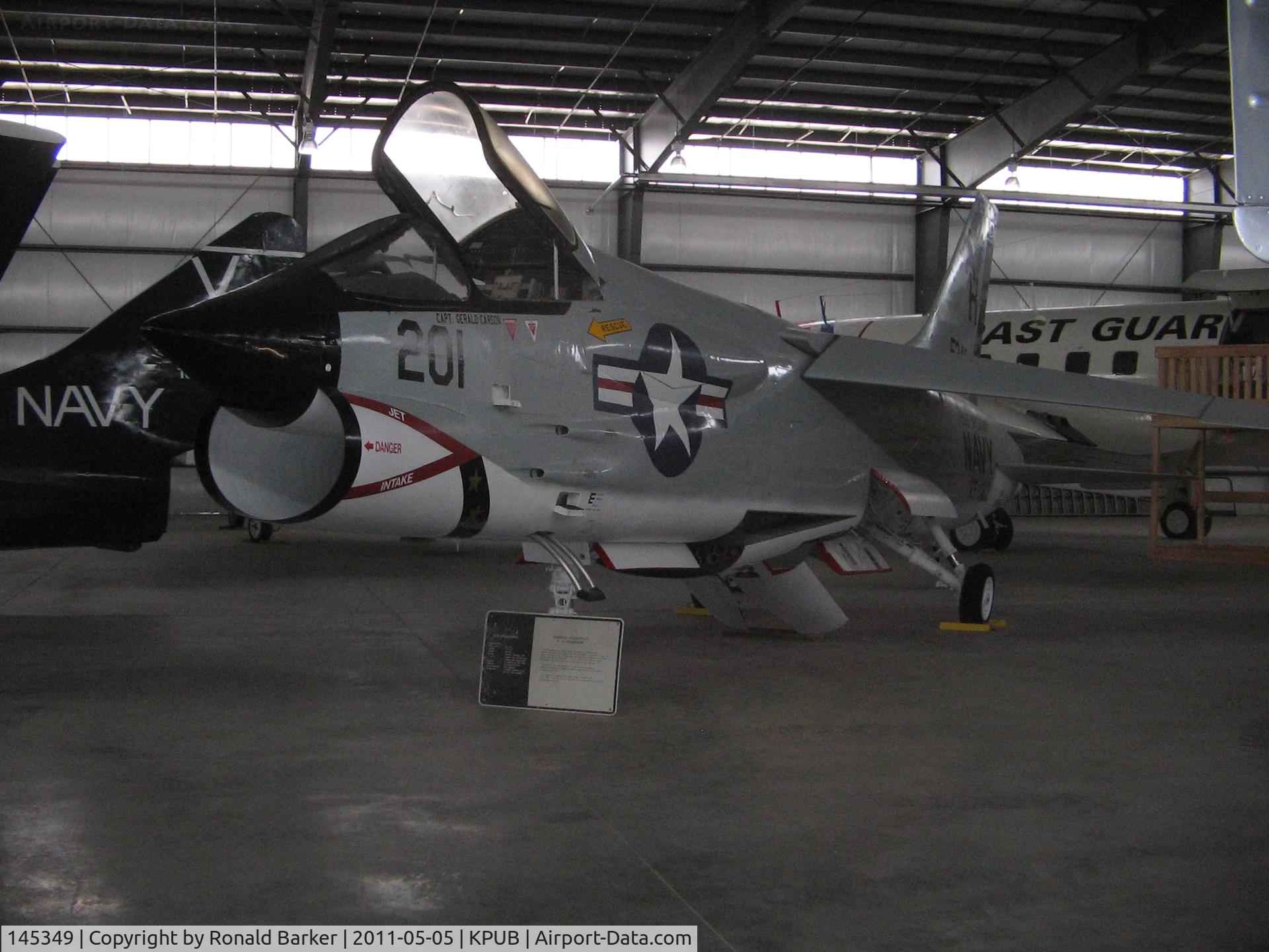 145349, Vought F-8A Crusader C/N Not found 145349, Pueblo Weisbrod Air Museum