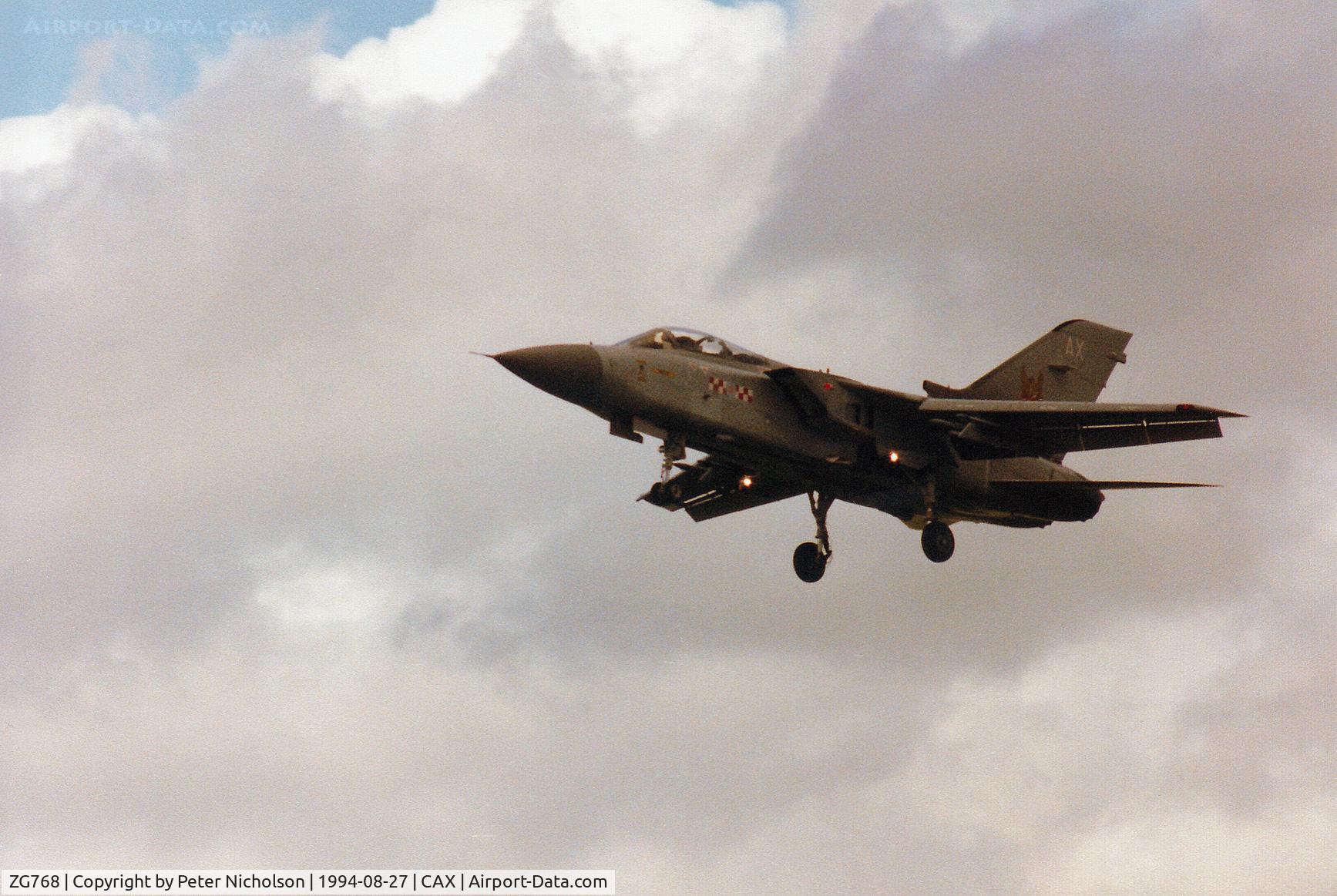 ZG768, Panavia Tornado F.3 C/N 886/AS135/3435, Another view of the 56[Reserve] Squadron Tornado F.3, callsign Phoenix 2, at the 1994 Carlisle Airshow.