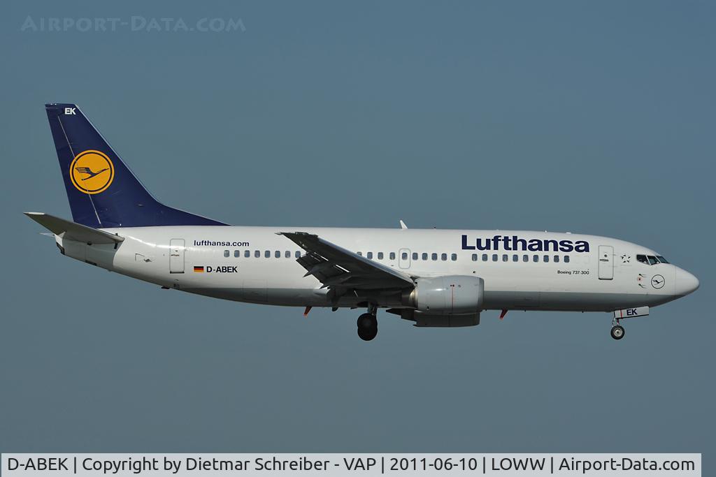 D-ABEK, 1991 Boeing 737-330 C/N 25414, Lufthansa Boeing 737-300