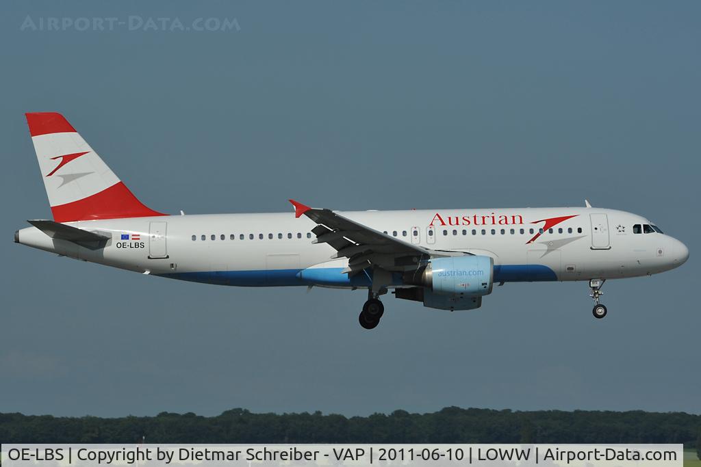 OE-LBS, 2000 Airbus A320-214 C/N 1189, Austrian Airlines Airbus 320