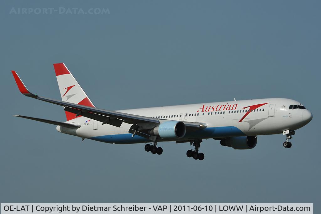 OE-LAT, 1991 Boeing 767-31A C/N 25273, Austrian Airlines Boeing 767-300