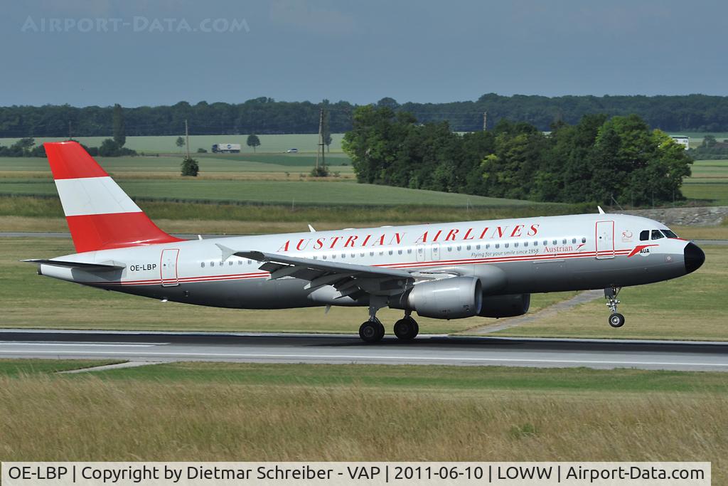 OE-LBP, 1998 Airbus A320-214 C/N 797, Austrian Airlines Airbus 320