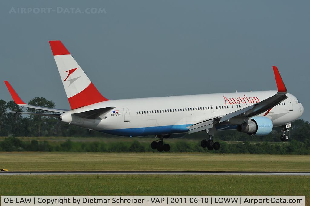 OE-LAW, 1992 Boeing 767-3Z9/ER C/N 26417, Austrian Airlines Boeing 767-300
