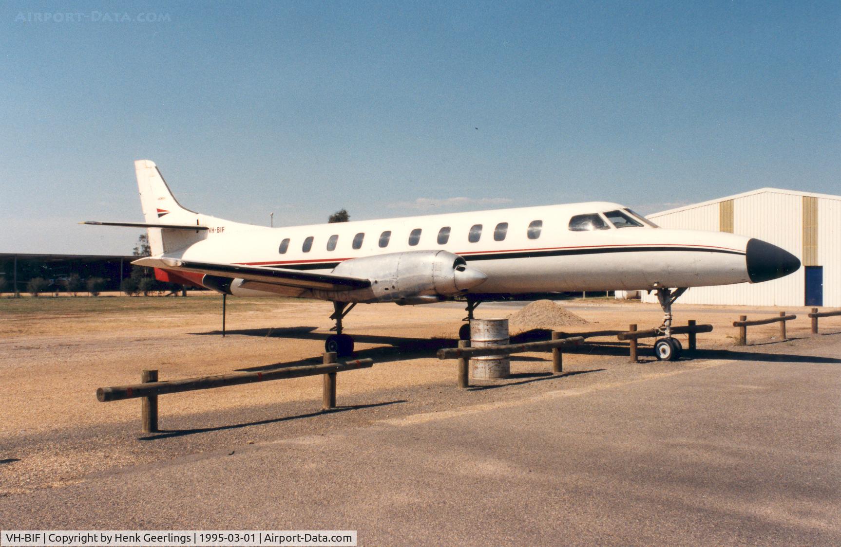VH-BIF, 1978 Swearingen SA-226TC Metro II C/N TC-270, Air World Museum at Wangaratta , Vic. 

Museum closed
