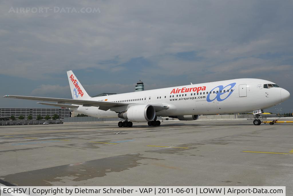 EC-HSV, 2001 Boeing 767-3Q8/ER C/N 29387, Air Europa Boeing 767-300