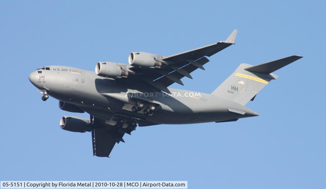 05-5151, 2005 Boeing C-17A Globemaster III C/N P-151, C-17A