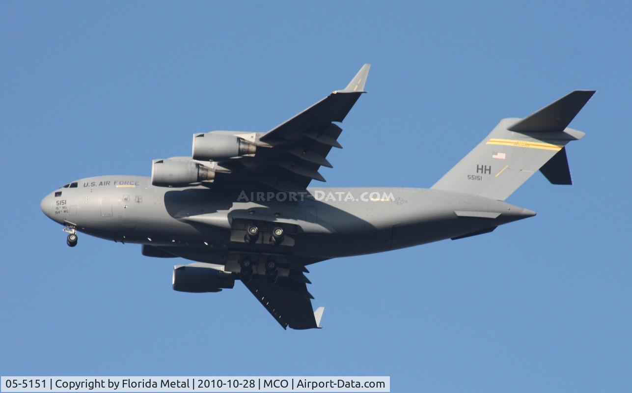 05-5151, 2005 Boeing C-17A Globemaster III C/N P-151, C-17A