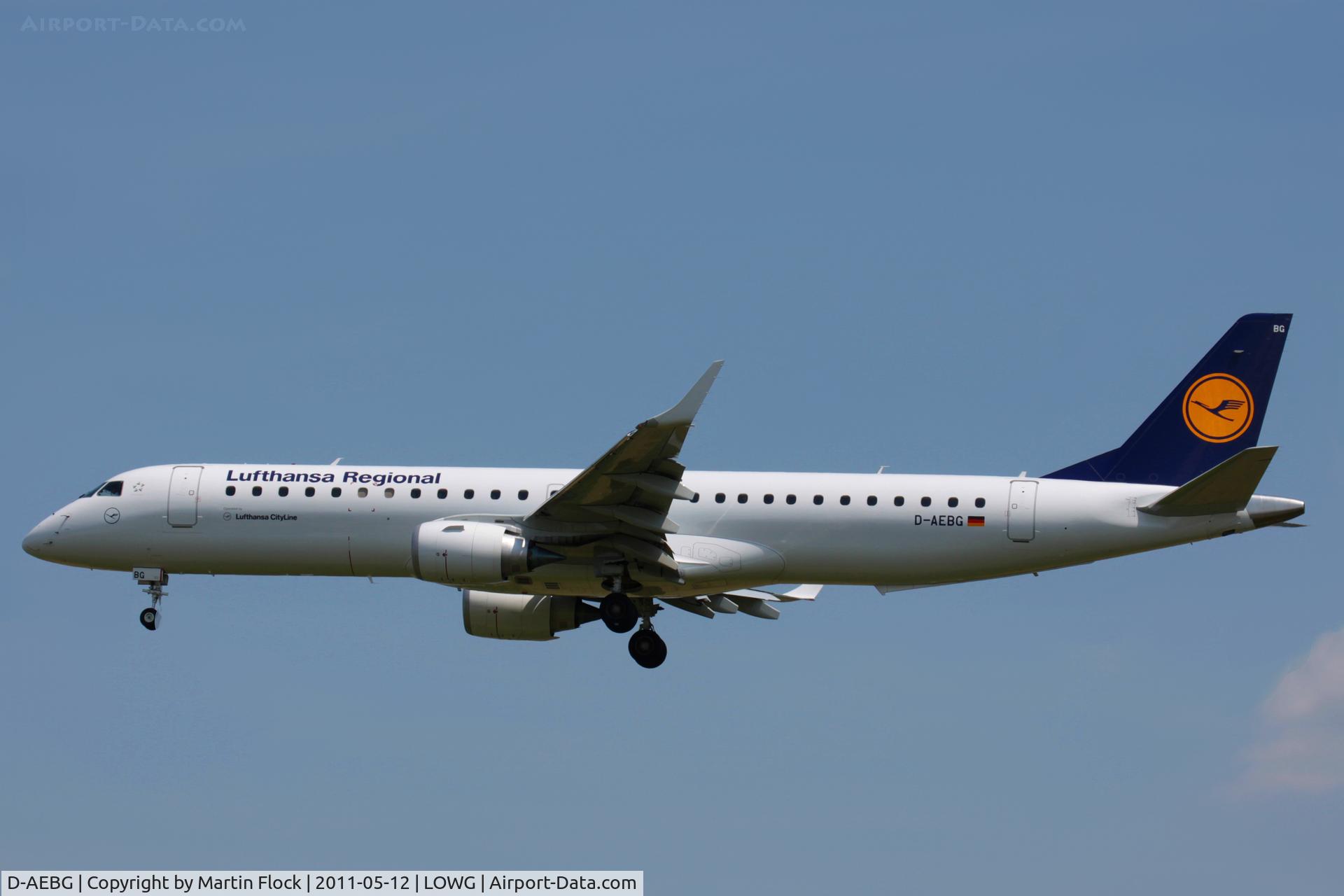 D-AEBG, 2011 Embraer 195LR (ERJ-190-200LR) C/N 19000423, .....