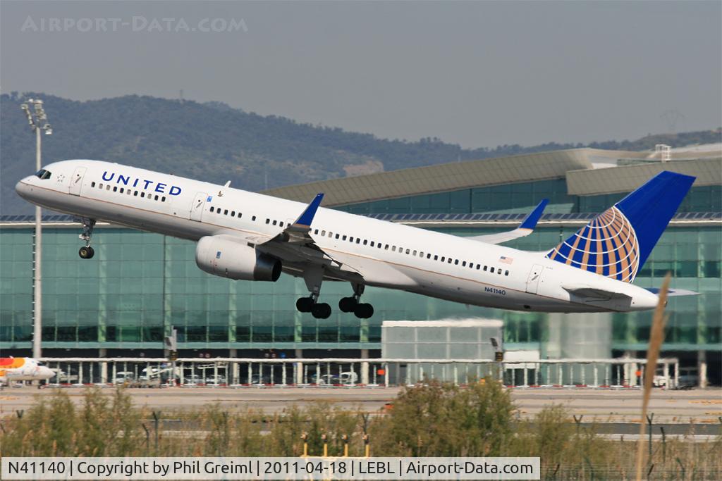 N41140, 2000 Boeing 757-224 C/N 30353, Taken at BCN