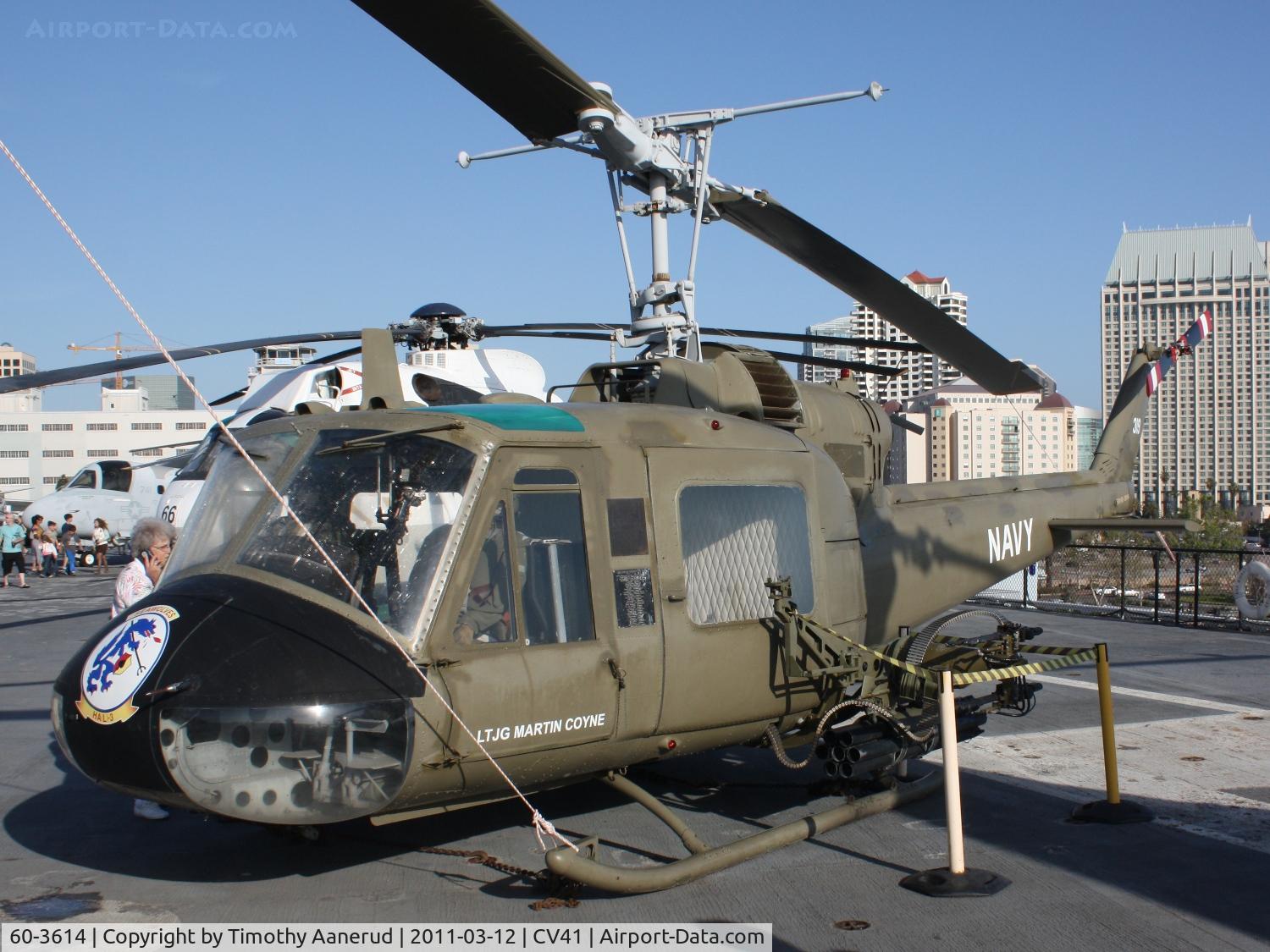 60-3614, 1960 Bell UH-1B Iroquois C/N 260, 1960 Bell UH-1B Iroquois, c/n: 260