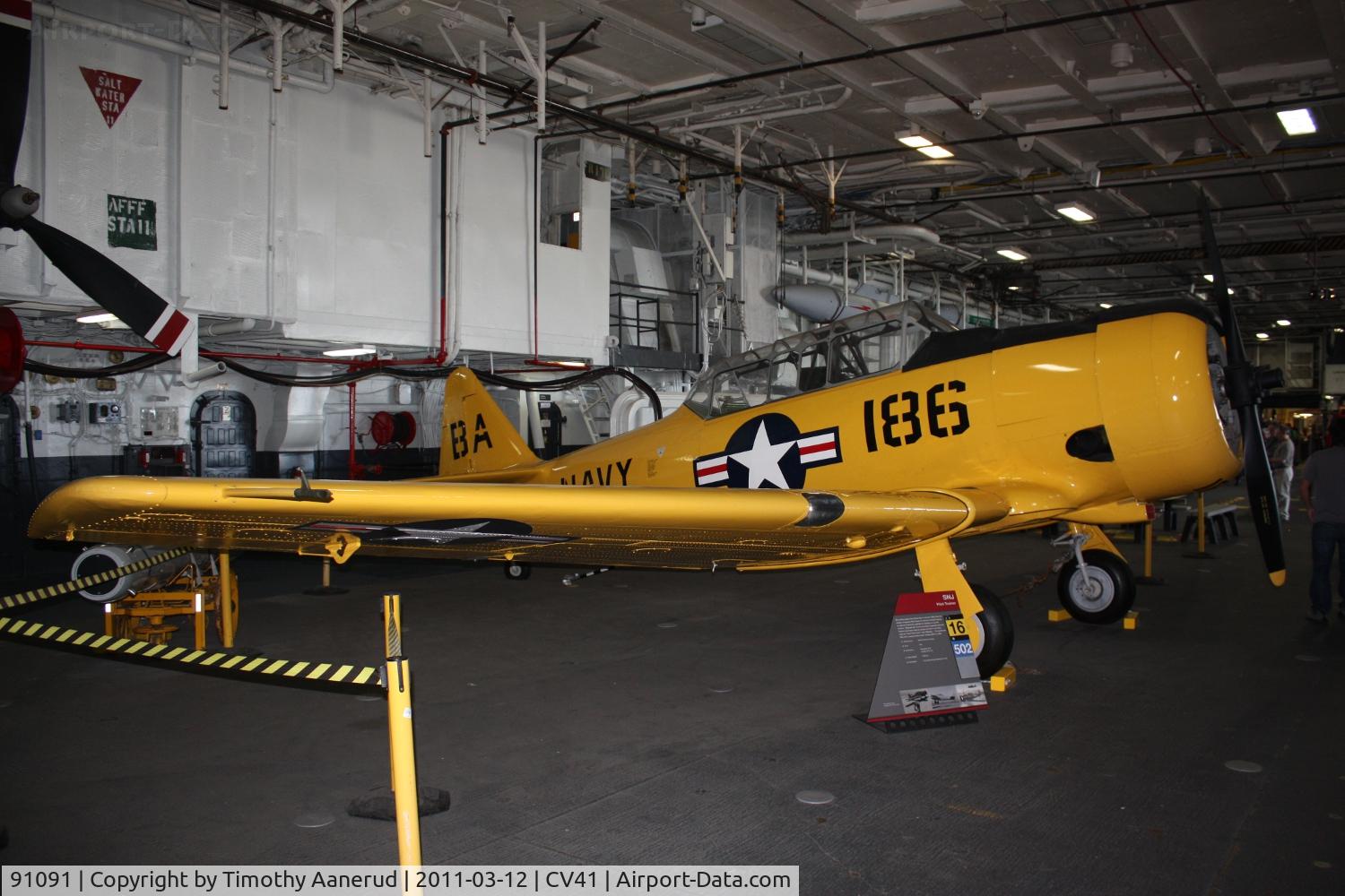 91091, North American SNJ-5 Texan Texan C/N 121-42107, North American SNJ-5 Texan, c/n: 121-42107