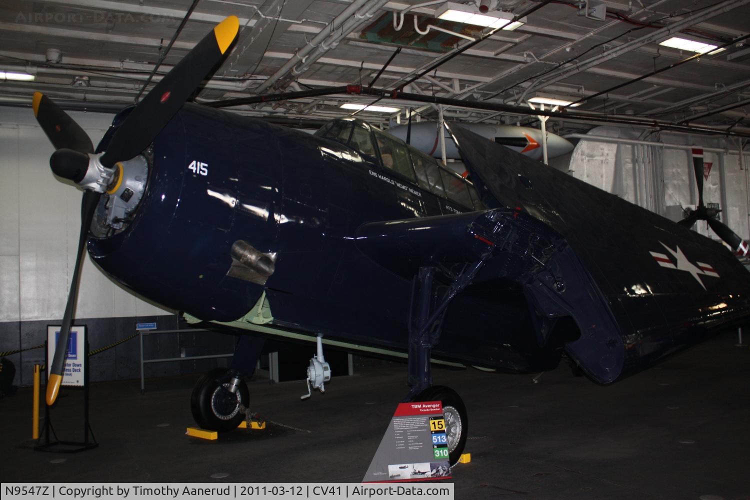 N9547Z, Grumman TBM-3E Avenger C/N 85957, Grumman TBM-3E, c/n: 85957