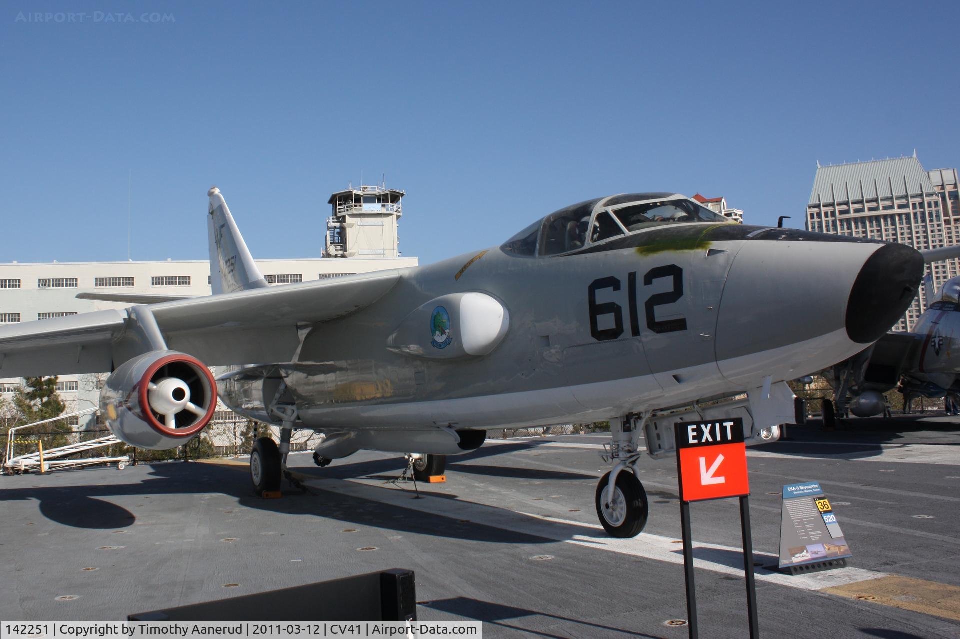 142251, Douglas EKA-3B Skywarrior C/N 11577, Douglas EKA-3, c/n: 11577
