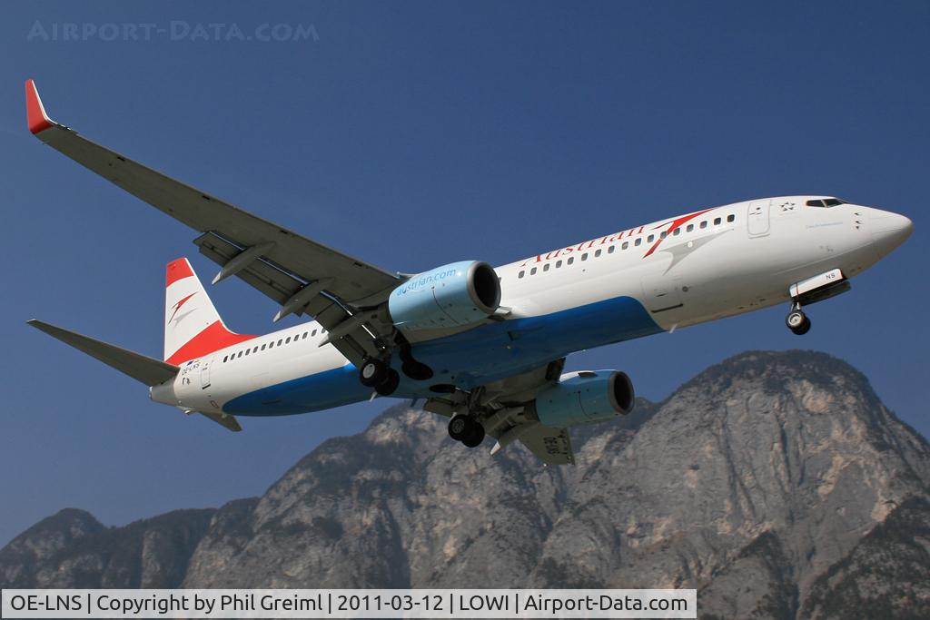 OE-LNS, 2005 Boeing 737-8Z9 C/N 34262, Taken at INN