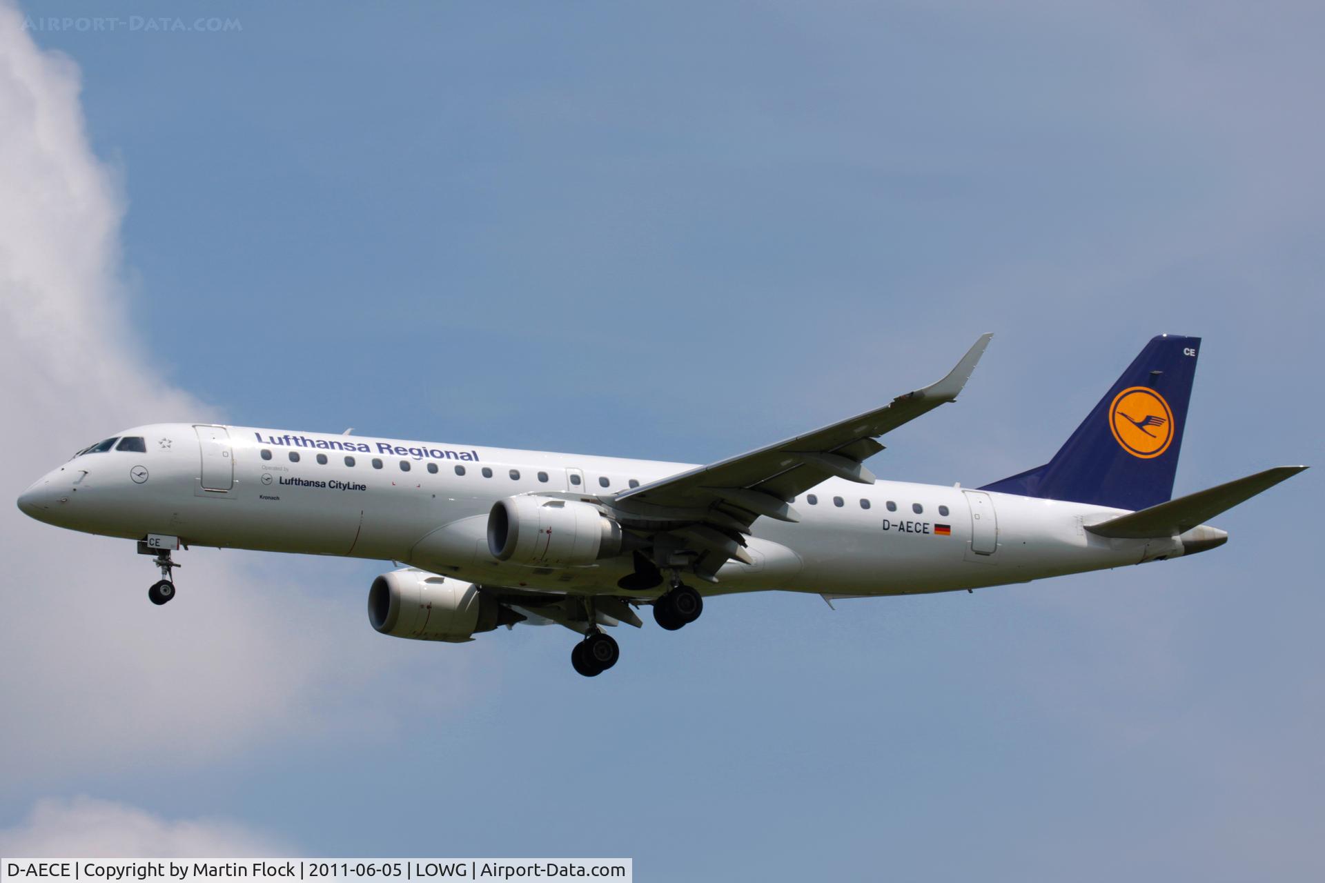 D-AECE, 2010 Embraer 190LR (ERJ-190-100LR) C/N 19000341, .....