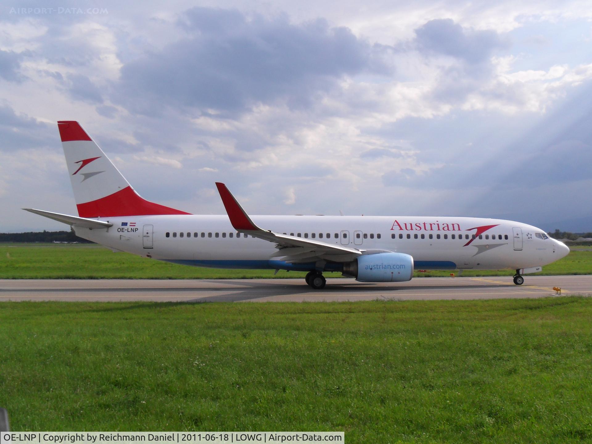 OE-LNP, 2002 Boeing 737-8Z9 C/N 30420, Nice light effects :)