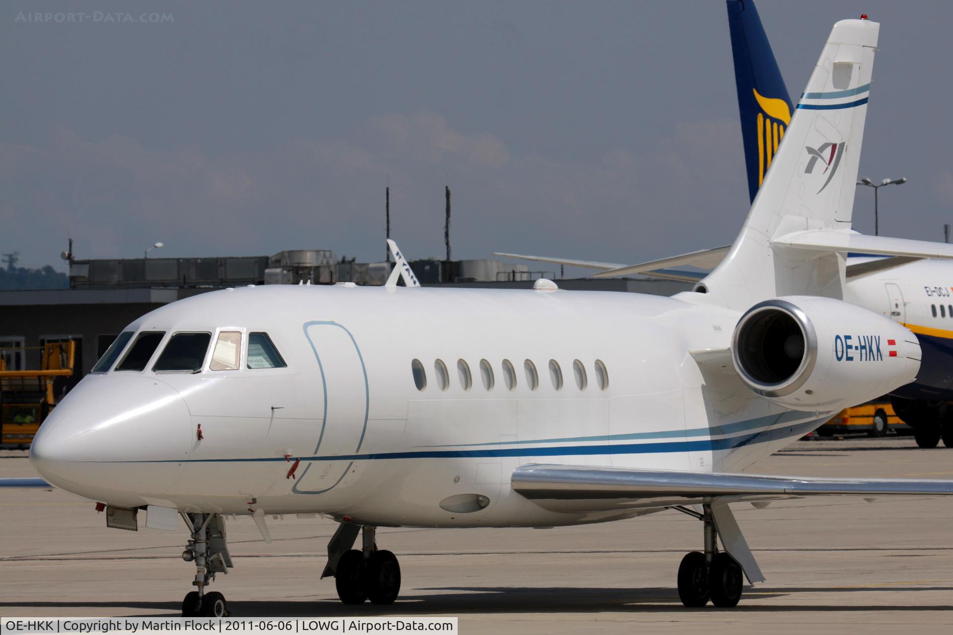 OE-HKK, 2003 Dassault Falcon 2000EX C/N 10, .....