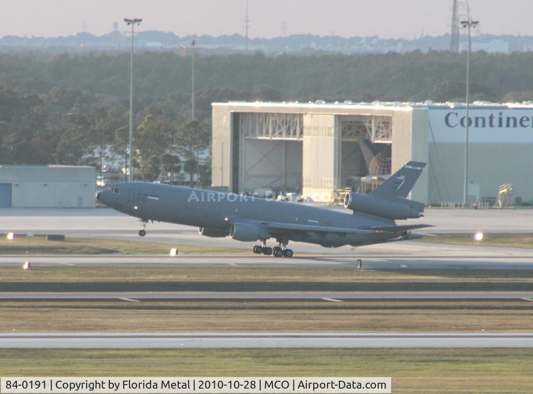 84-0191, 1984 McDonnell Douglas KC-10A Extender C/N 48230, KC-10A