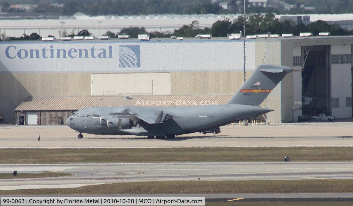 99-0063, 1999 Boeing C-17A Globemaster III C/N 50067/P-63, C-17A