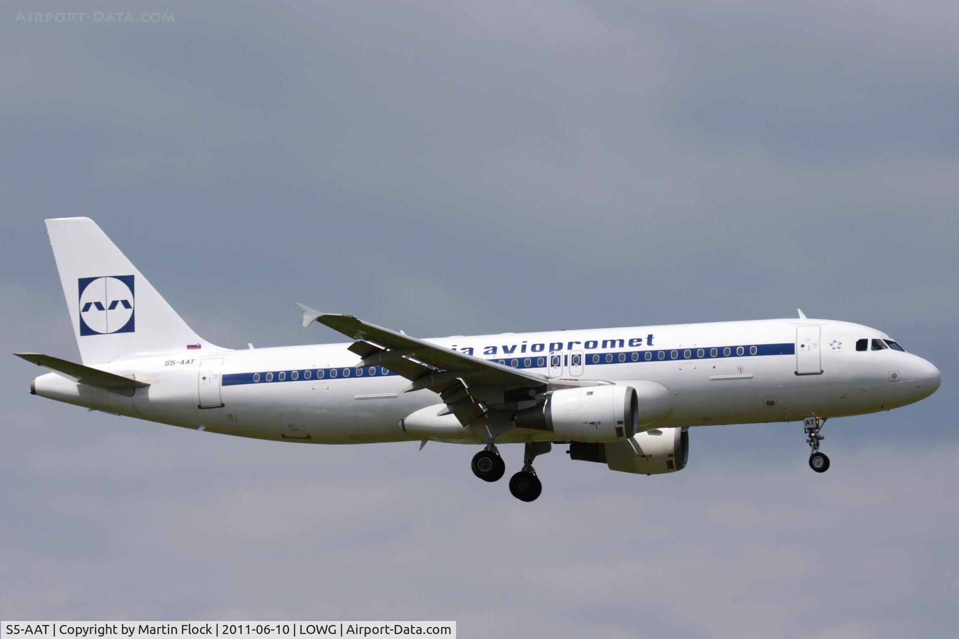 S5-AAT, 1991 Airbus A320-231 C/N 0191, .....