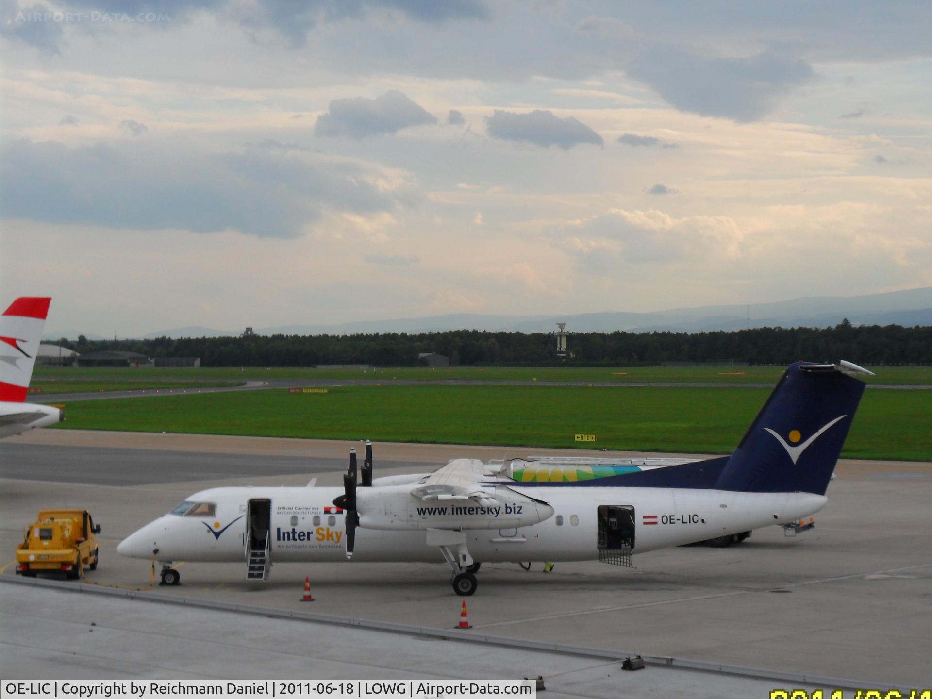 OE-LIC, 1997 De Havilland Canada DHC-8-314 Dash 8 C/N 503, Intersky Dash 8-300, came in from Mykonos