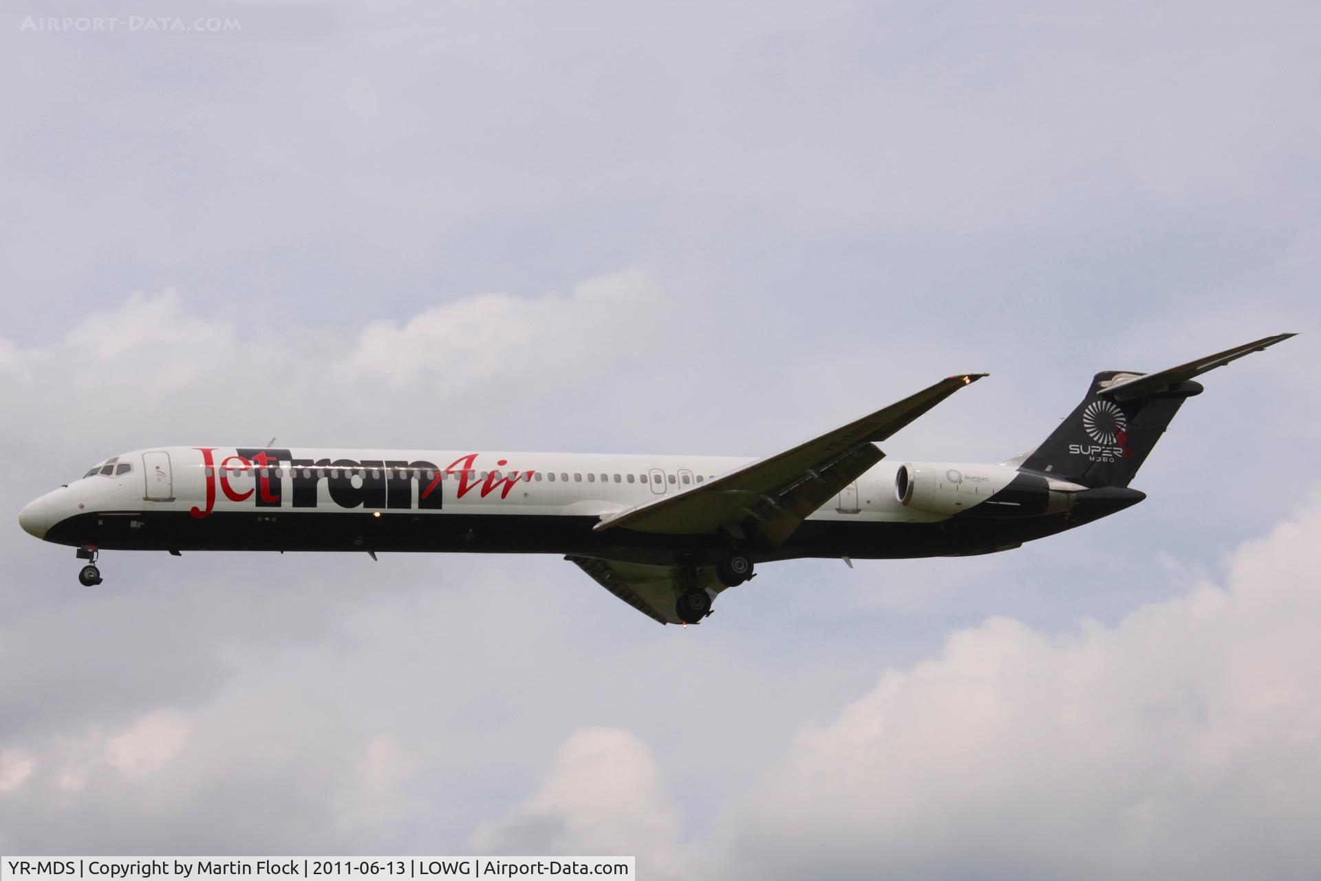 YR-MDS, 1982 McDonnell Douglas MD-82 (DC-9-82) C/N 48098, .....