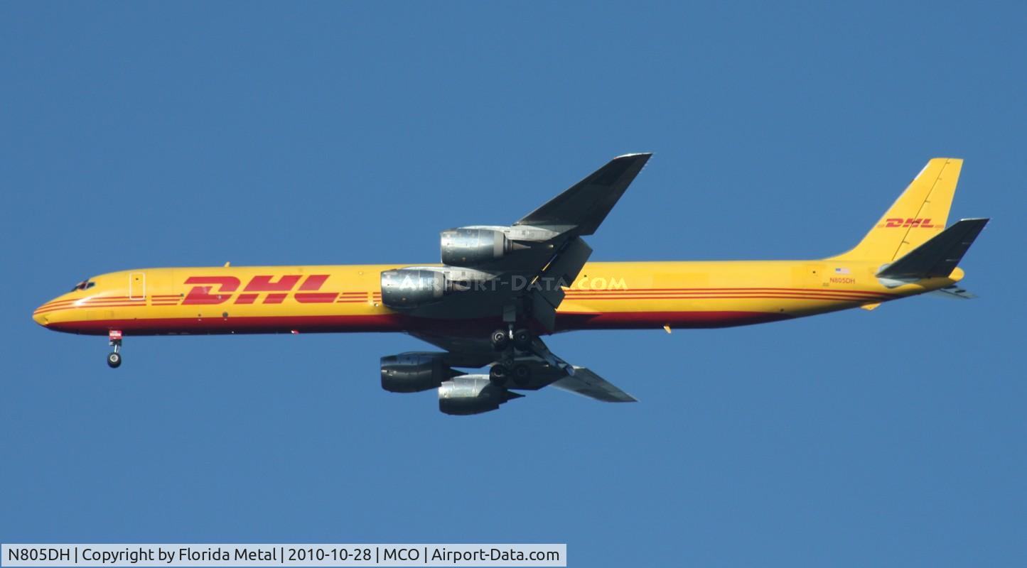 N805DH, 1970 Douglas DC-8-73F C/N 46125, DHL DC-8