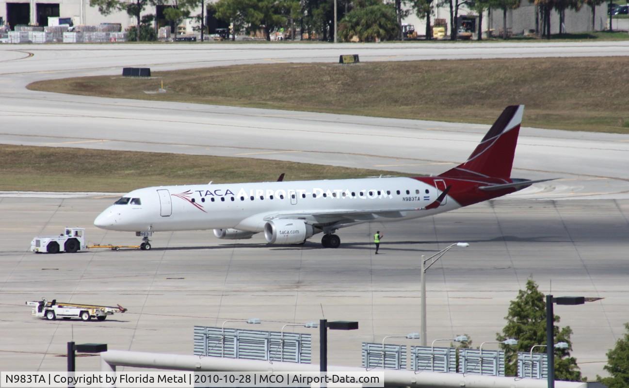 N983TA, 2009 Embraer 190AR (ERJ-190-100IGW) C/N 19000265, Taca E190