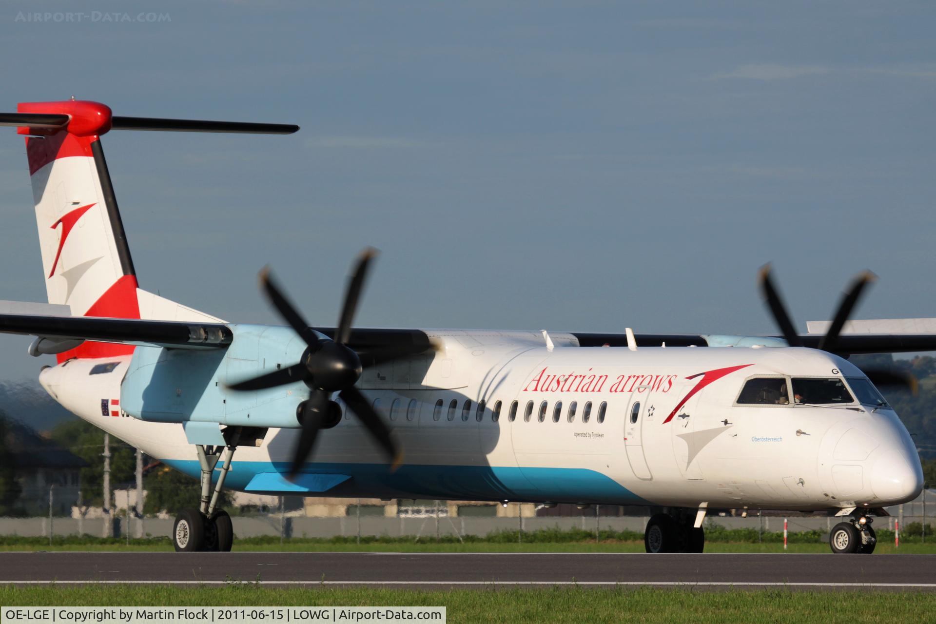 OE-LGE, 2001 De Havilland Canada DHC-8-402Q Dash 8 C/N 4042, .....
